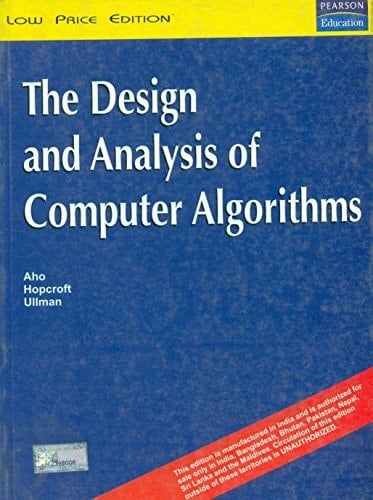 The Design and Analysis of Computer Algorithms