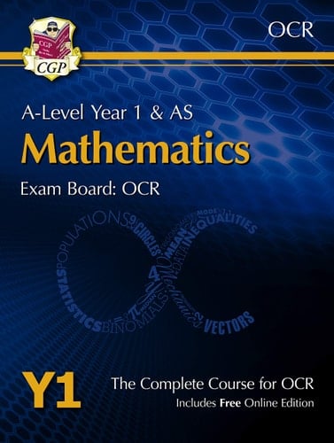 A-Level Year 1 and AS Mathematics Exam Board OCR