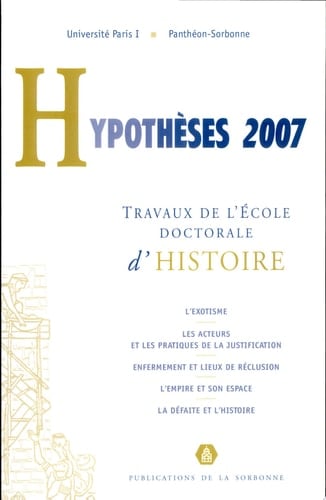 Hypothèses 2007