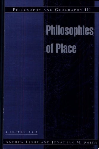 Philosophy and Geography III Philosophies of Place