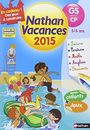 Nathan Vacances de la GS vers le CP 5/6 ans