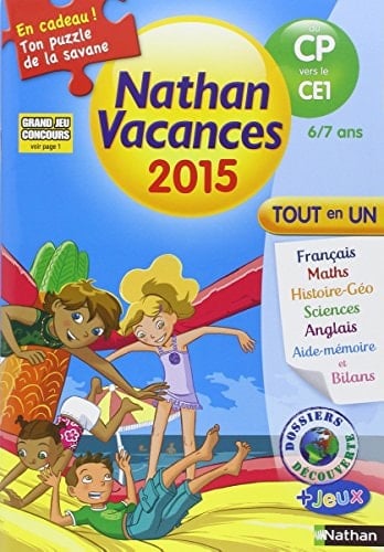 Nathan Vacances du CP vers le CE1 6/7ans