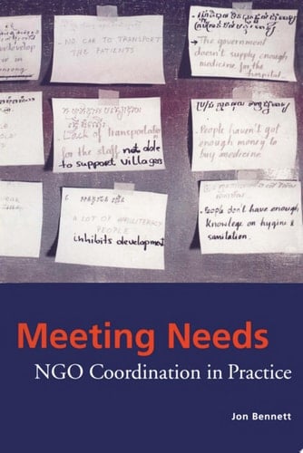 Meeting Needs NGO Coordination in Practice