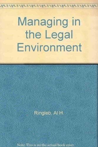Managing in the Legal Environment