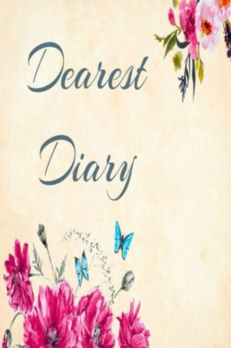 Dearest Diary 60 Blank Page Journal Notebook For Girls and Women