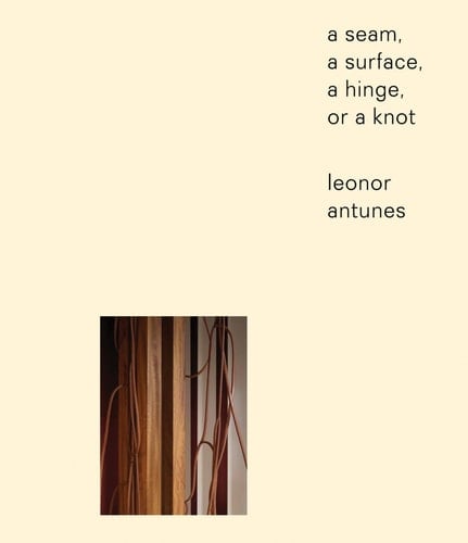 Leonor Antunes a seam, a surface, a hinge, or a knot