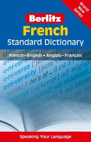 French - Berlitz Standard Dictionary French-English - Anglais-Francais