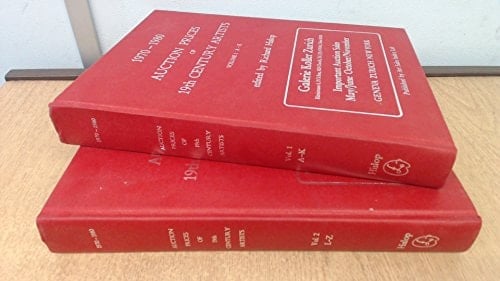 Auction prices of 19th century artists, 1970-1980