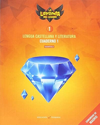 Lengua castellana y literatura, 1 Primaria cuadrícula : La Leyenda del Legado. Cuaderno