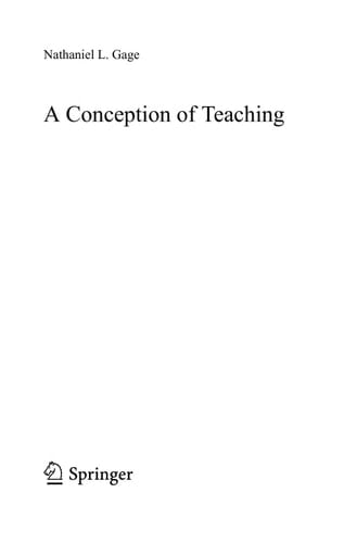 A Conception of Teaching