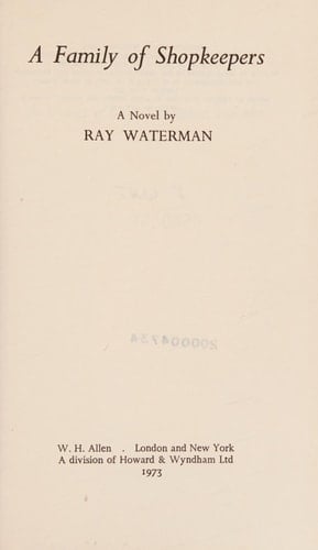 A Family of Shopkeepers A Novel