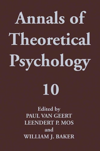 Annals of Theoretical Psychology (Annals of Theoretical Psychology, 10)