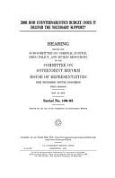 2006 Dod Counternarcotics Budget Does It Deliver the Necessary Support?