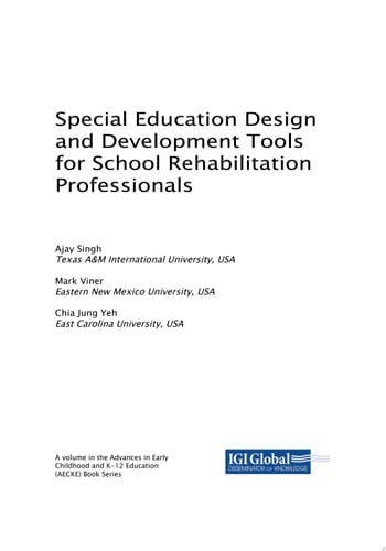 Special Education Design and Development Tools for School Rehabilitation Professionals