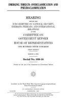Emerging Threats Overclassfication [Sic] and Pseudo-Classification