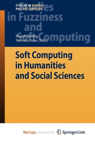 Soft Computing in Humanities and Social Sciences