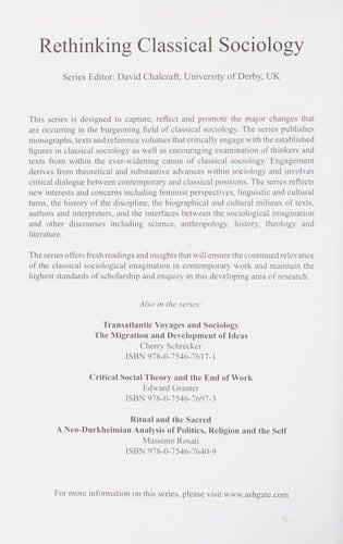 The social thought of Talcott Parsons: methodology and American ethos