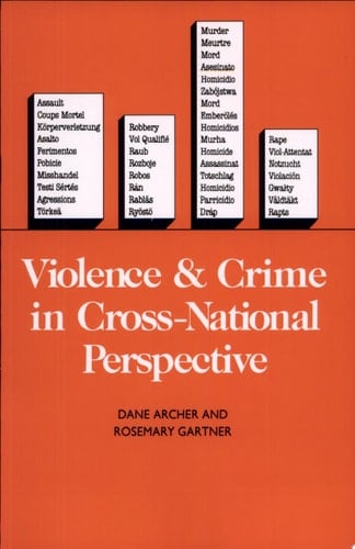 Violence and Crime in Cross-national Perspective