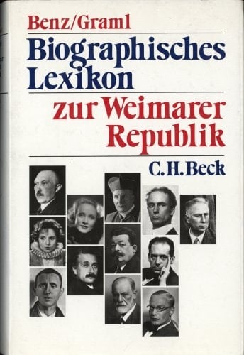 Biographisches Lexikon zur Weimarer Republik (German Edition)
