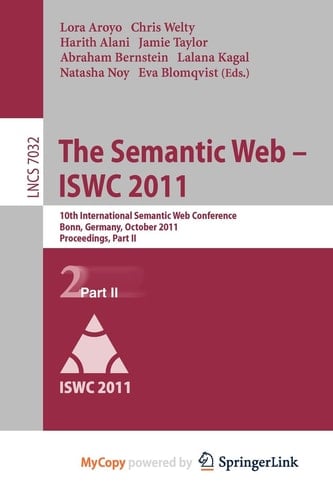 The Semantic Web -- ISWC 2011 10th International Semantic Web Conference, Bonn, Germany, October 23-27, 2011, Proceedings, Part II