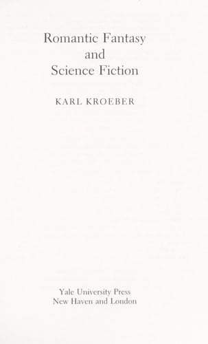 Romantic Fantasy and Science Fiction