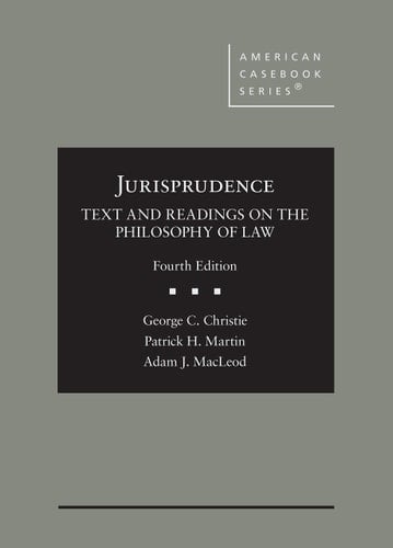 Jurisprudence Text and Readings on the Philosophy of Law