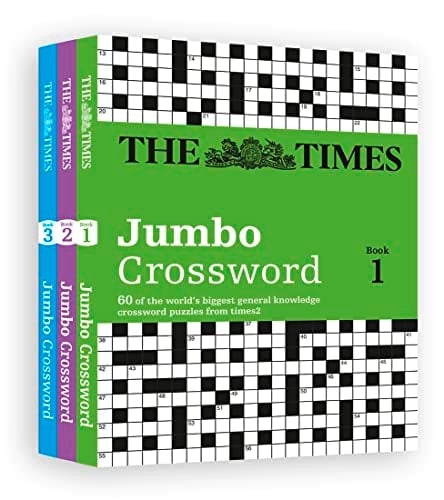 The Times 2 Jumbo Crossword Gift Set 180 of the World's Biggest Puzzles from Times 2