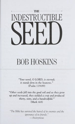 The Indestructible Seed