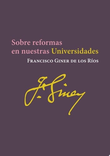Sobre reformas en nuestras Universidades