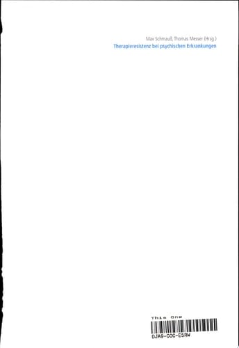 Therapieresistenz bei psychischen Erkrankungen
