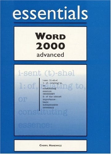 Word 2000 Essentials Advanced