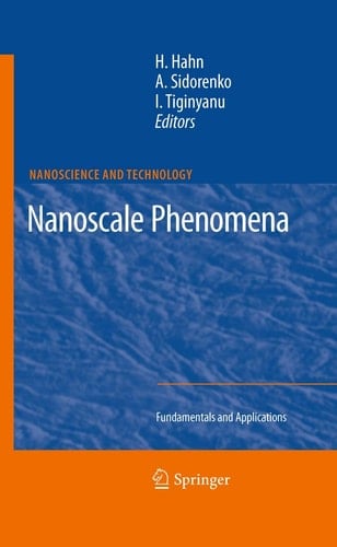 Nanoscale Phenomena Fundamentals and Applications