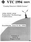 IEEE Forty-Fourth Vehicular Technology Conference, 1994
