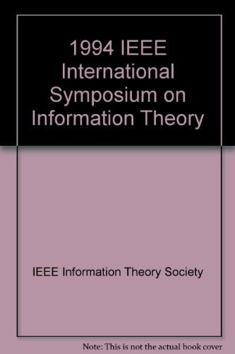 1994 IEEE International Symposium on Information Theory
