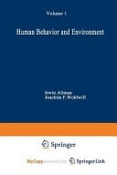 Human Behavior and Environment