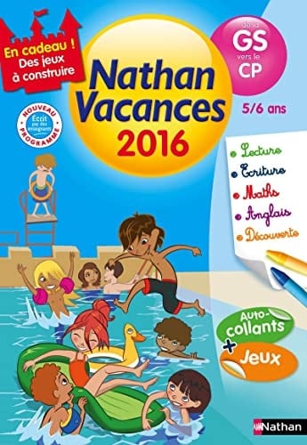 Nathan vacances de la GS vers le CP 5/6 ans