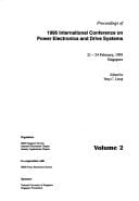 Proceedings of 1995 International Conference on Power Electronics and Drive Systems 21-24 February, 1995, Singapore