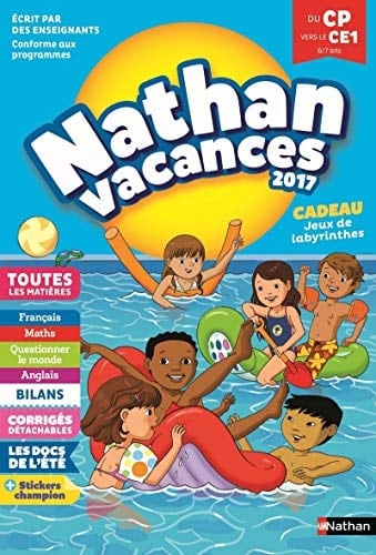 Nathan Vacances Du CP vers le CE1 6/7 ans