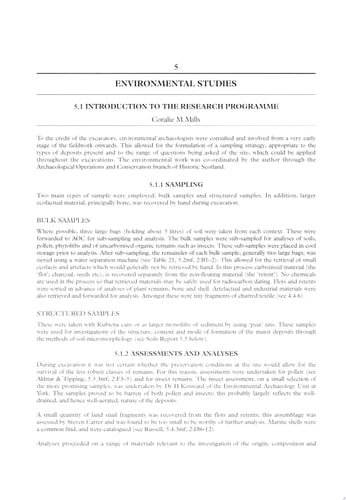 Excavations Within Edinburgh Castle in 1988-91