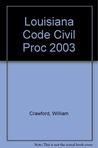Louisiana Code Civil Proc 2003
