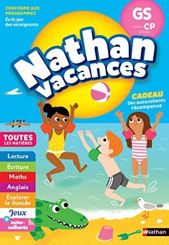 Nathan Vacances De la GS vers le CP 5/6 ans