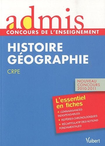 Histoire géographie CRPE