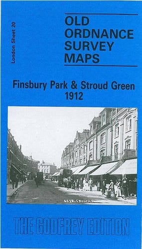 Finsbury Park 1912: London Sheet 020.3 (Old O.S. Maps of London)