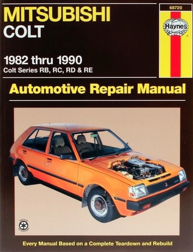 Mitsubishi Colt Automotive Repair Manual 1982 Through 1990