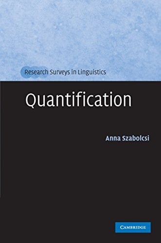 Quantification (Research Surveys in Linguistics)