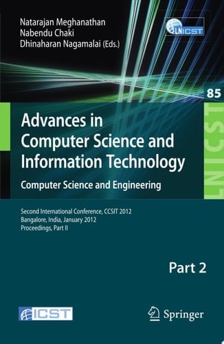 Advances in Computer Science and Information Technology. Computer Science and Engineering