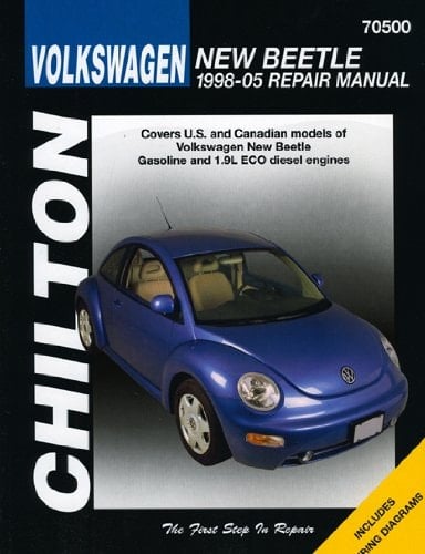 Chilton's Volkswagen New Beetle 1998-05 Repair Manual Covers U.S. and Canadian Models of Volkswagen New Beetle Gasoline and 1.9L ECOdiesel Engines