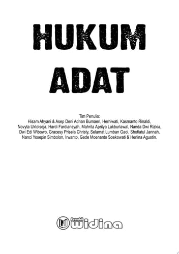 HUKUM ADAT
