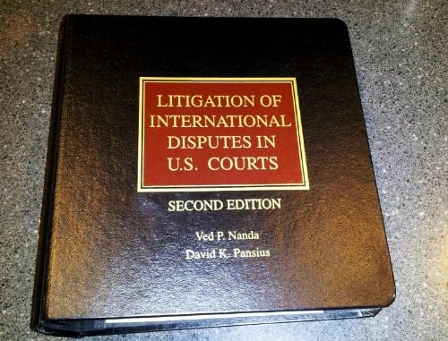 Litigation of international disputes in U.S. courts