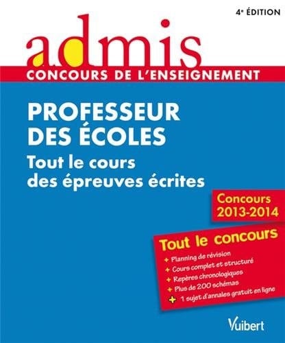 Professeur des écoles tout le cours des épreuves écrites